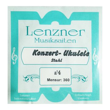 Preview of Lenzner Konzert Ukelele Steel 360MM G C E A tuning.