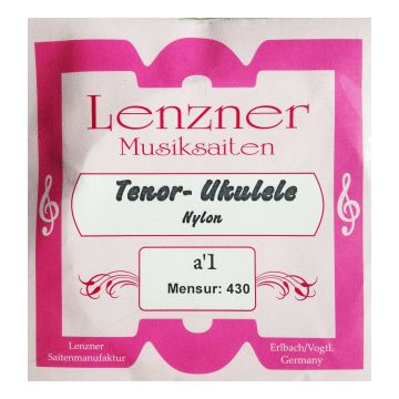 Preview van Lenzner Tenor Ukelele Nylon Linear  ADGC tuning ( pure fourth&#039;s tuning )