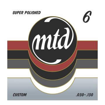 Preview of MTD SP-STR6M Super Polished Stainless 6-String Medium