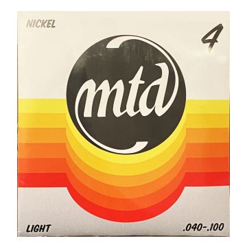 Preview van MTD STR4L-N Nickelplated  4-String Light..040 .060 .080 .100