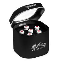 Thumbnail of Martin 18APP0004  LUXE BY MARTIN&reg; Bridge Pins (Bone With Red dot) 2A