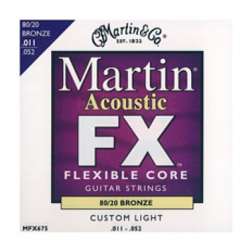 Preview van Martin MFX675 Flexible core cust.light 80/20 Bronze wound