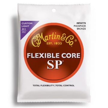 Preview van Martin MFX775 Flexible core cust.light Phosphor Bronze wound