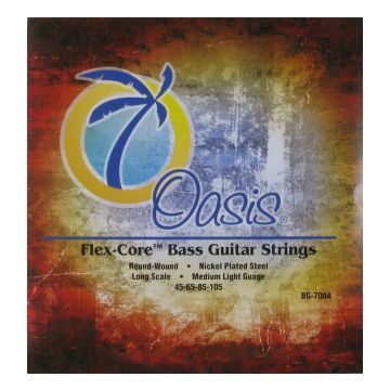 Preview of Oasis BG-7004 Flex-Core&trade;Nickel Round wound 4 string