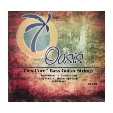 Preview van Oasis BG-7104 Flex-Core&trade; Stainless Round wound 4 string