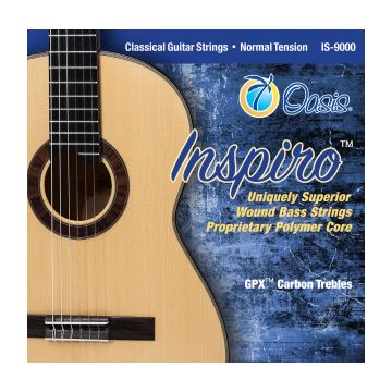 Preview of Oasis IS-9000 Inspiro&trade; Normal Classical Guitar Bass Strings GPX Carbon trebles
