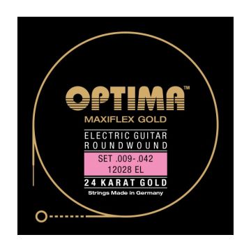 Preview of Optima 12028EL MAXIFLEX 24 Karat gold Electric Extra Light