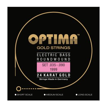 Preview of Optima 1999L Gold strings EXTRA Light 24 Karat gold