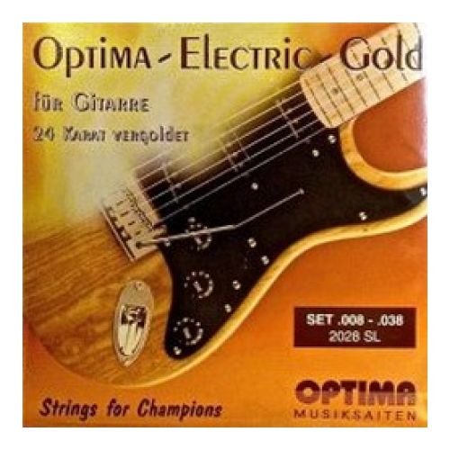Optima 2028 SL Electric GOLD Strings super light 