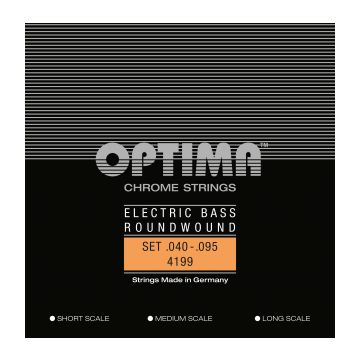Preview van Optima 4199L-short Chrome strings Light SHORT scale