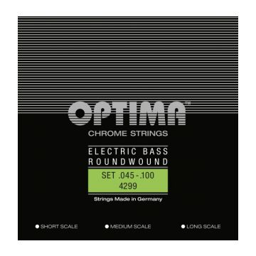 Preview van Optima 4299RL Medium Chrome strings Regular Light  Medium scale