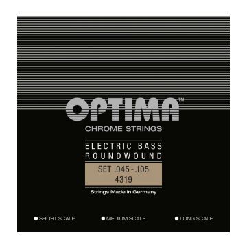Preview of Optima 4319ML Chrome strings  Medium light  Long scale