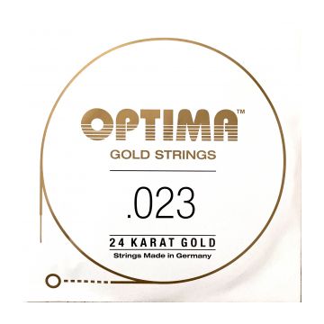 Preview of Optima GA023 24K Gold Plated .023, Wound Single String
