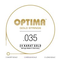 Thumbnail of Optima GB035.L Single .035 E-Bass 24K GOLD STRING Long scale