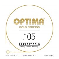 Thumbnail of Optima GB105.L Single .105 E-Bass 24K GOLD STRING Long scale