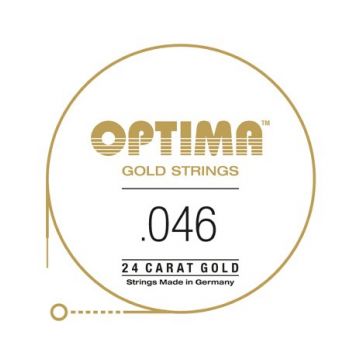 Preview of Optima GE046 24K Gold Plated .046, Wound Single String