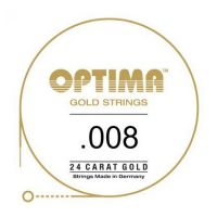 Thumbnail of Optima GPS008 24K Gold Plated .008, Single String