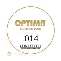 Thumbnail of Optima GPS014 24K Gold Plated .014, Single String