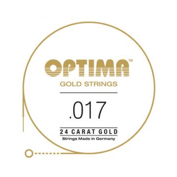 Preview van Optima GPS017 24K Gold Plated .017, Single String
