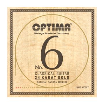 Preview of Optima No.6 GCMT Gold Natural Carbon medium tension.