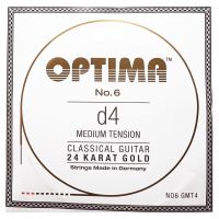 Thumbnail of Optima No.6 GMT4 Single gold wound 4th medium tension.