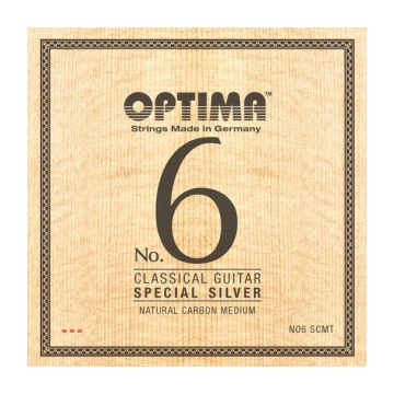 Preview van Optima No.6 SCMT Special Silver Carbon Medium tension.