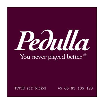 Preview van Pedulla PN5B Hex core Nickel Medium 45-128