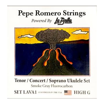 Preview of Pepe Romero LAVA 1: Soprano/Concert/Tenor Ukulele, High G