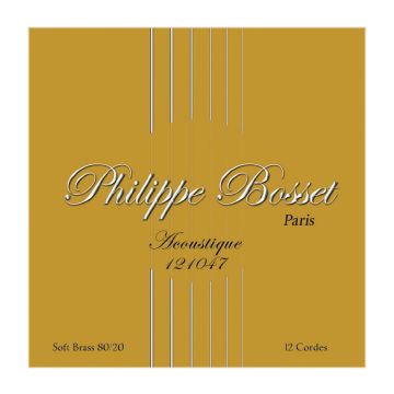 Preview of Philippe Bosset ACO121047 80/20 bronze twelve string 10-47