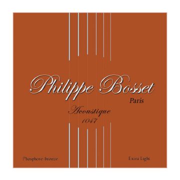 Preview of Philippe Bosset ACP1047 Phosphor bronze Extra Light 10-47