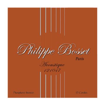 Preview van Philippe Bosset ACP121047 Phosphor bronze twelve string 10-47