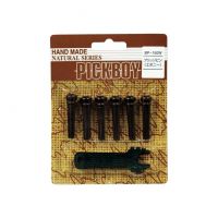 Thumbnail of Pickboy BP-150-W Ebony bridge Pins with extractor, Ebony with Ivory Dot