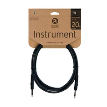 Preview of Planet Waves CGT20 Guitar/Intrument Cable Classic Nickel Jack/Jack 6M