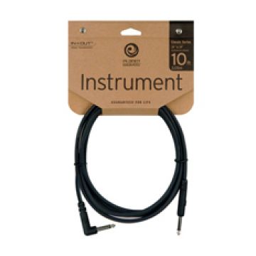 Preview of Planet Waves CGTRA10 Guitar/Intrument Cable Classic Nickel Angle/Jack 3M