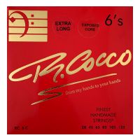 Thumbnail van R. Cocco RC 6 Cxe  Extra Long scale Exposed Core Stainless Round wound