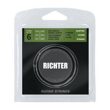 Preview van RICHTER 1838 Electric Guitar Strings 6 String, Custom Gauge Drop C, 010 - 060