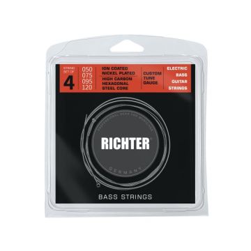 Preview of RICHTER 1926 Electric Bass Strings 4 String, Custom Gauge Drop B, 050-120