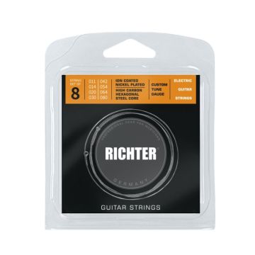 Preview of RICHTER 1940 Electric Guitar Strings 8 String, 011 - 080