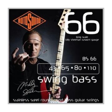 Preview of Rotosound BS 66 Swingbass Billy Sheehan Roundwound stainless steel
