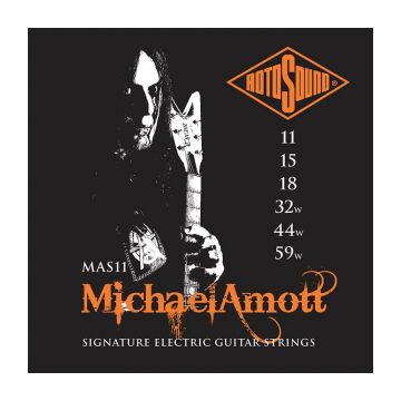 Preview of Rotosound MAS11 Michael Amott electric nickel wound 11-59