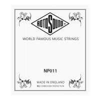 Thumbnail van Rotosound NP011 .011 string for electric/acoustic guitar, stainless steel