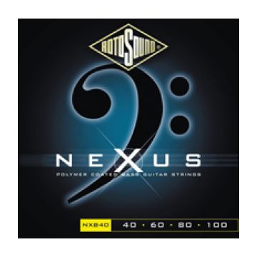 Preview of Rotosound NXB40 Nexus Bass Black Polymer Coated