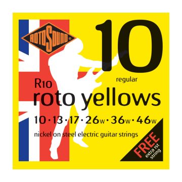 Preview van Rotosound R10 Roto &#039;Yellows&#039; Regular