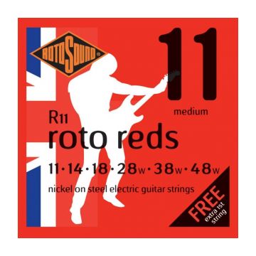 Preview of Rotosound R11 Roto &#039;reds&#039;
