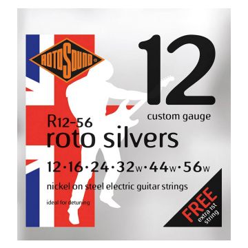 Preview van Rotosound R12-56 Roto &#039;Silvers&#039; custom Heavy