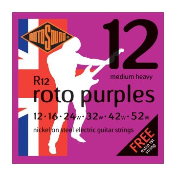 Preview of Rotosound R12 Roto &#039;Purples&#039; Medium Heavy