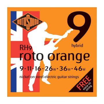 Preview van Rotosound RH9 Roto &#039;Orange&#039; Hybrid