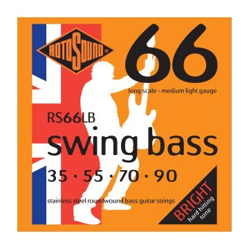 Preview of Rotosound RS 66LB Swingbass Roundwound stainless steel