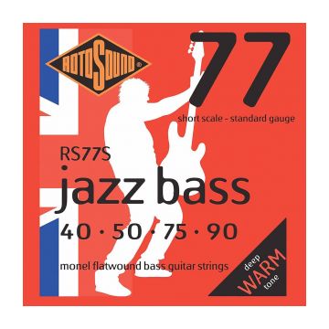 Preview van Rotosound RS 77S Jazz Bass Flatwound short scale