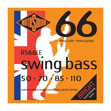 Preview of Rotosound RS66LE Swingbass Roundwound stainless steel
